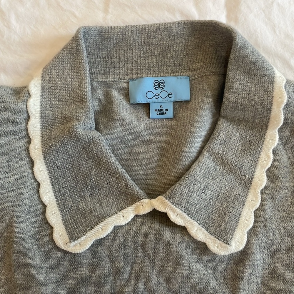 CeCe Collared Sweater - Picture 2 of 4